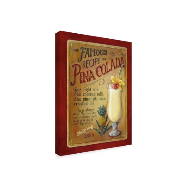 Lisa Audit 'Pina Colada' Canvas Art,24x32